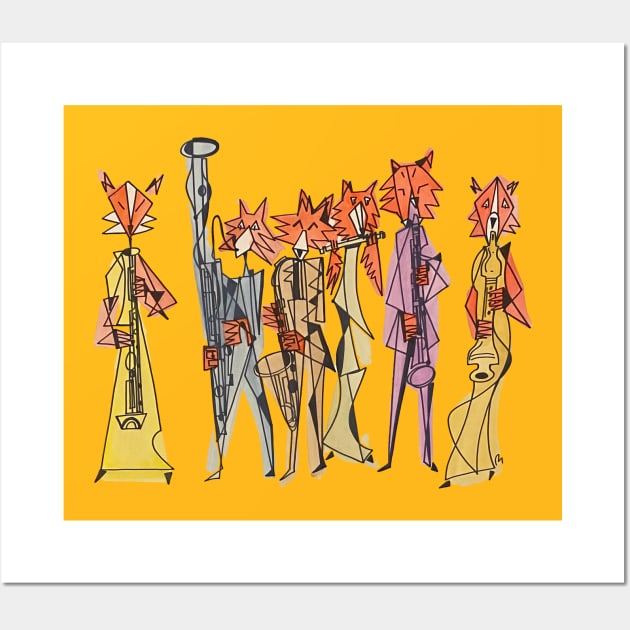 Vulpine Orchestra by Pollux Wall Art by WorldofPollux